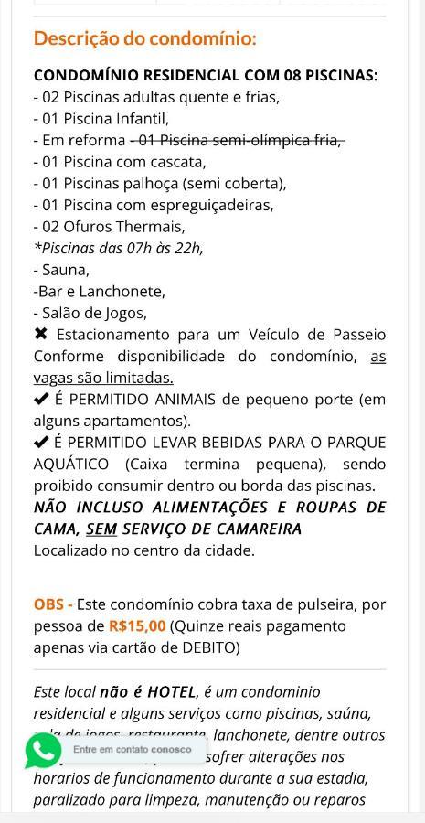 Condominio Gran Reserva Casa Da Madeira Home Caldas Novas Exterior foto